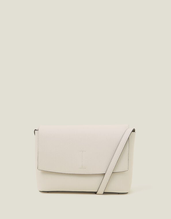 Leo Cross-Body Bag, White (WHITE), large