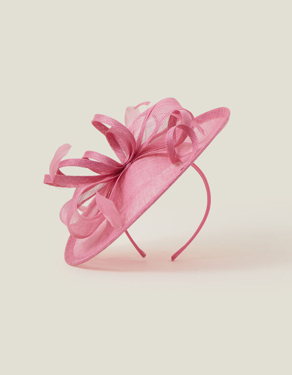 Penny Loop Fascinator, Pink (PINK), large