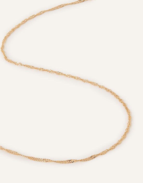 Twist Chain Necklace, Gold (GOLD), large